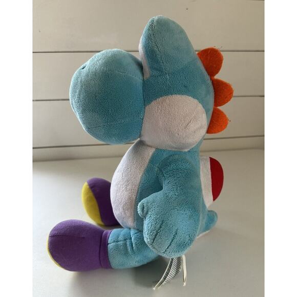 Build-A-Bear Blue Yoshi Super Mario Bros. Plush Nintendo Limited Edition- 16” - Picture 5 of 10